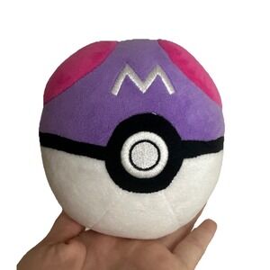 Pokemon Master Ball Plush Doll Stuffed Animal Toy Beanie Nintendo Collectible 4"
